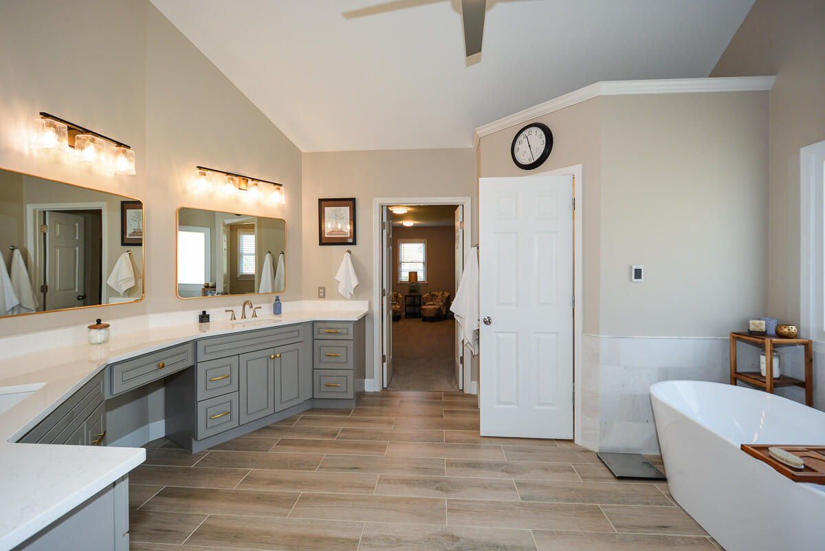 Spa Primary Bath with Heated Flooring